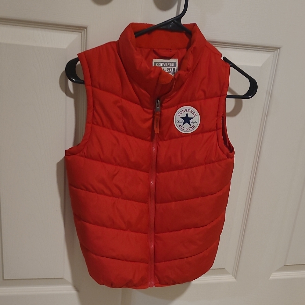 Converse Red Quilted Vest